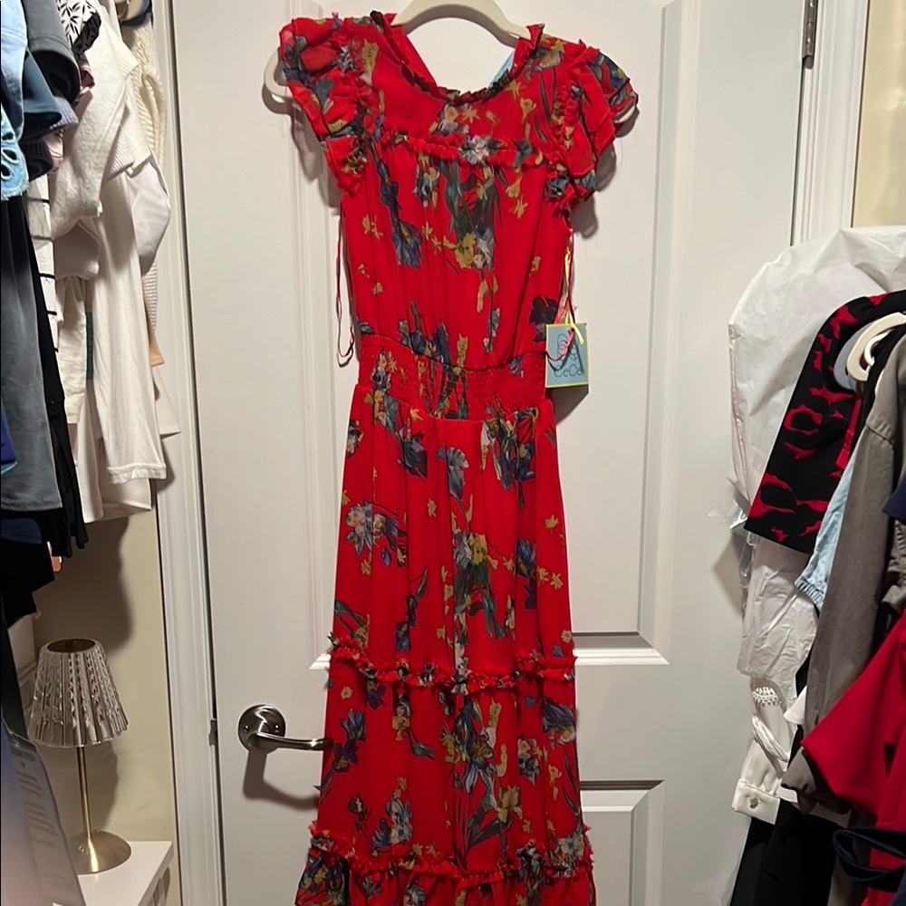 Floral CECE Maxi Dress
